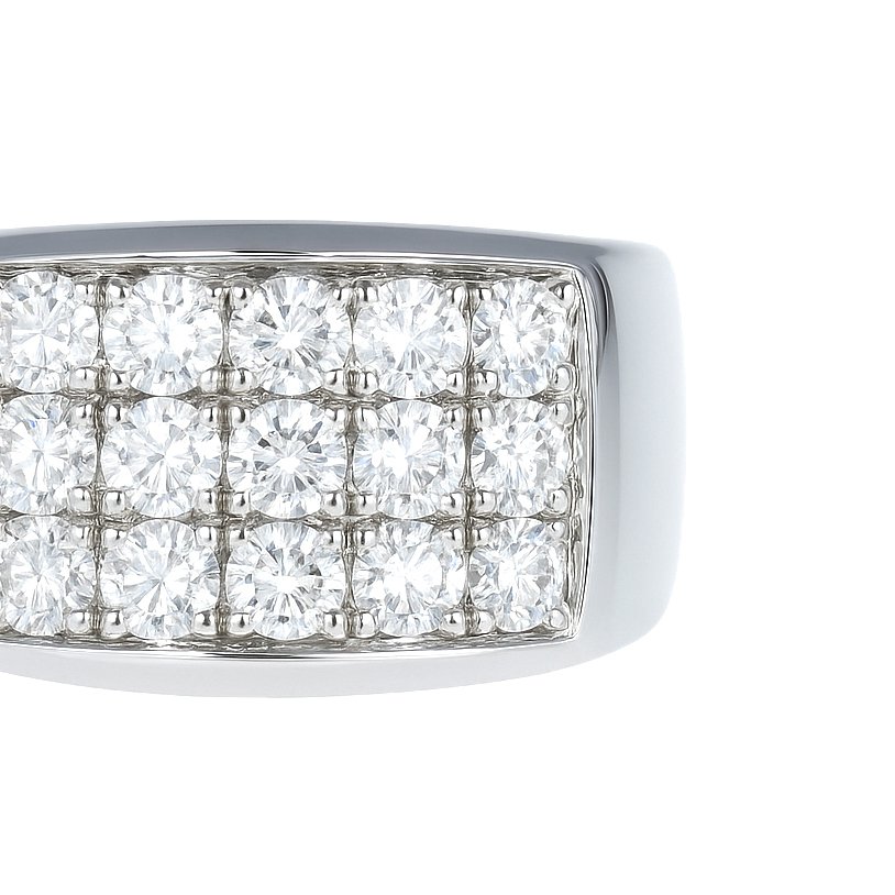 Gyűrű - 18 kt. Fehér arany - 1.60ct. tw. Gyémánt (Természetes) #4.3