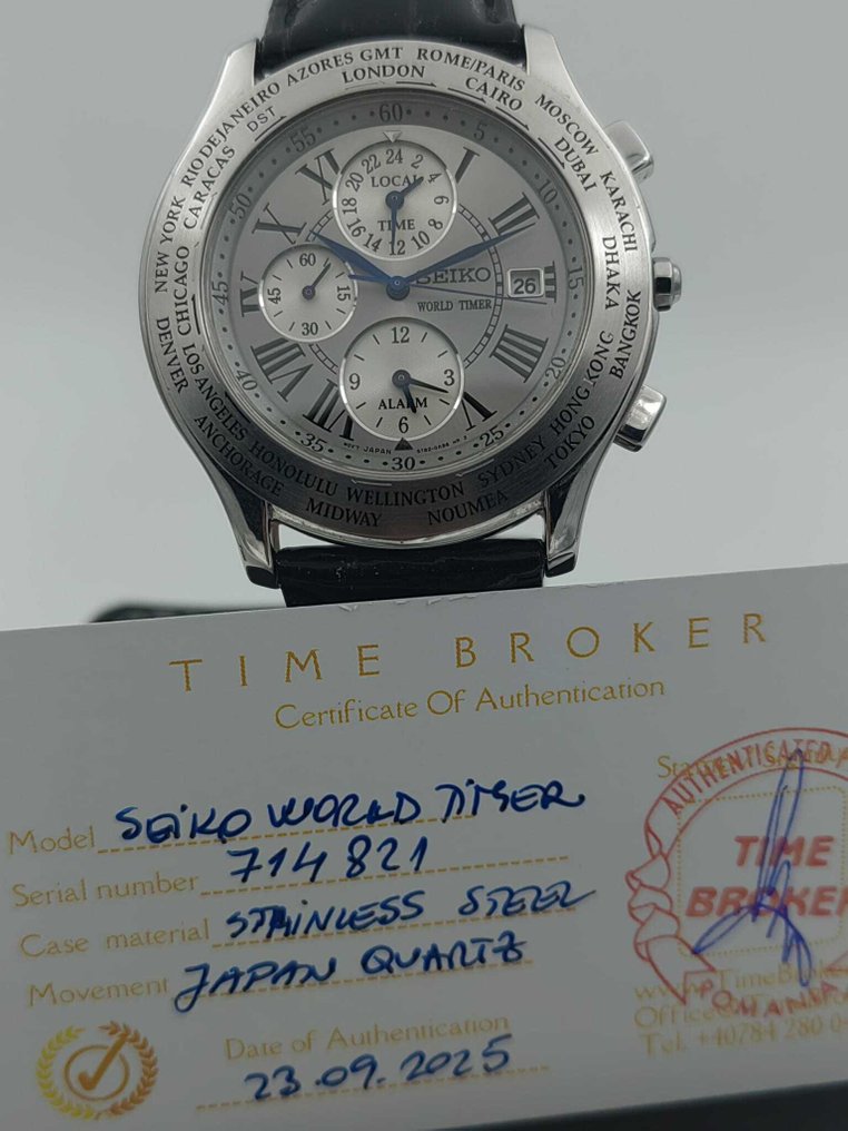Seiko - World Timer - No reserve price - Men - 2010-2020 #2.1