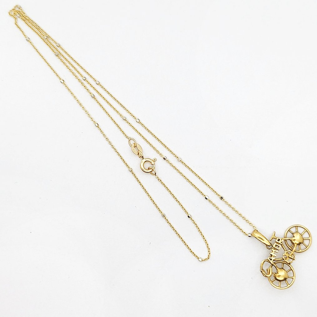 Collier avec pendentif - 18 carats Or jaune #1.0