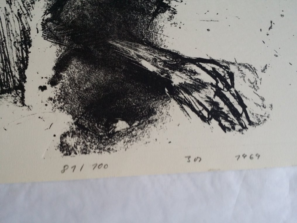 Jörg Madlener (1939) - signed and numbered lithograph, 1969. #4.3