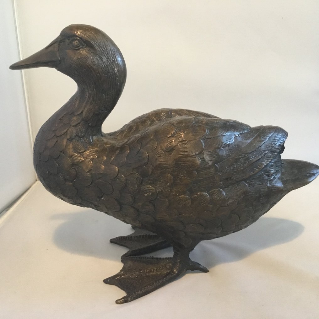 Figur - Bronze duck sculpture - Brons #1.0