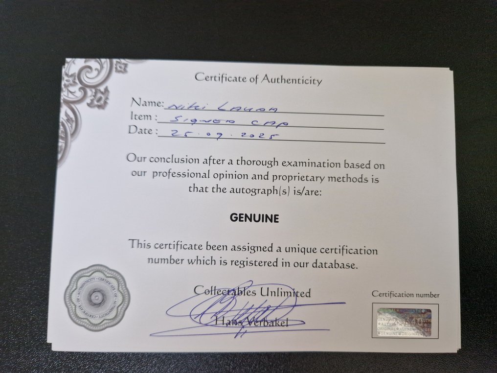 Formula One - Niki Lauda - Șapcă de baseball #4.3