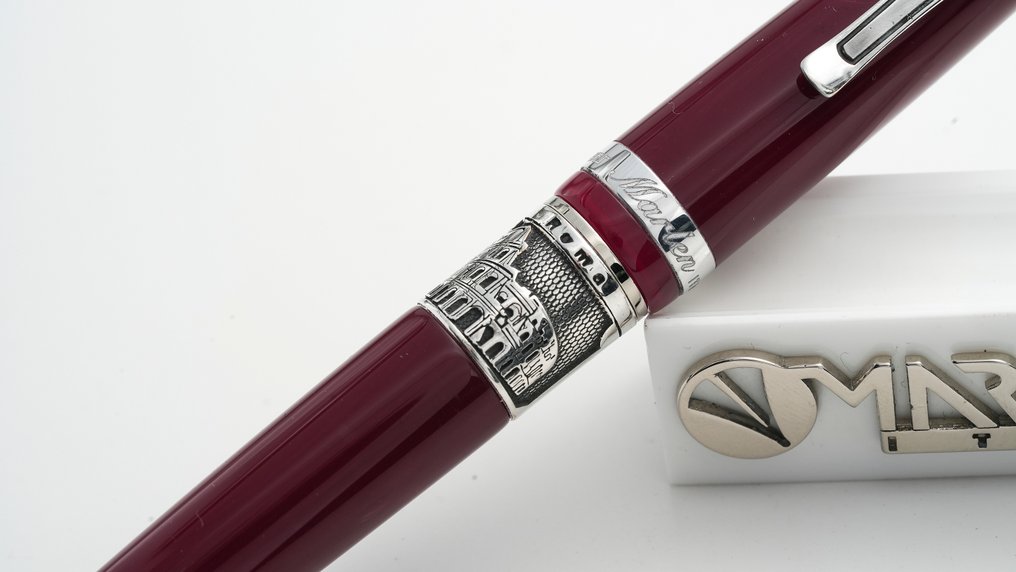 Marlen - Antiche Città Italiane: Roma Slim - Edizione Speciale in Resina e Metallo - Penna a sfera #3.2