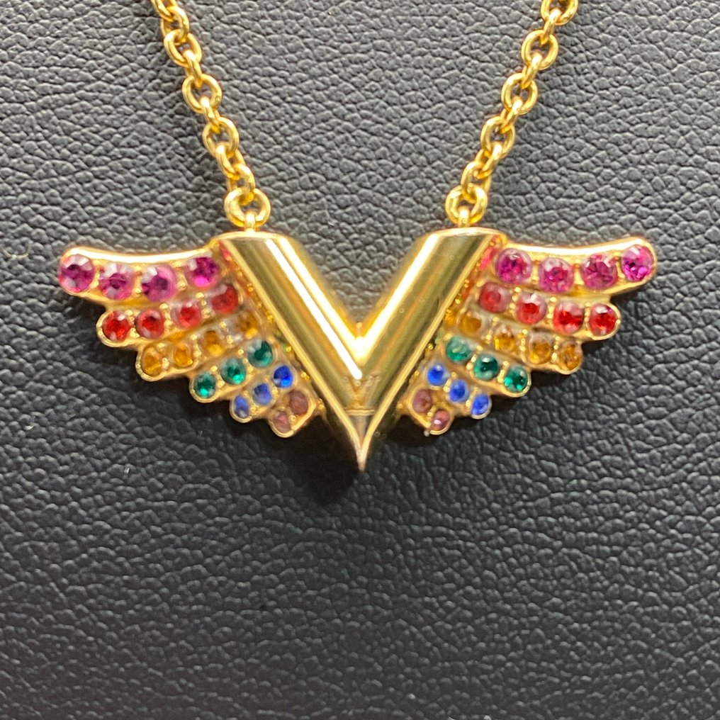 Louis Vuitton - Banhado a ouro - Colar #1.0