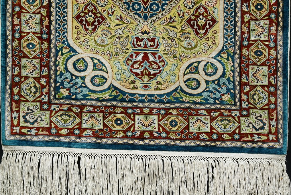 Tyrkisk Hereke-silke signert - Teppe - 70 cm - 56 cm #4.3