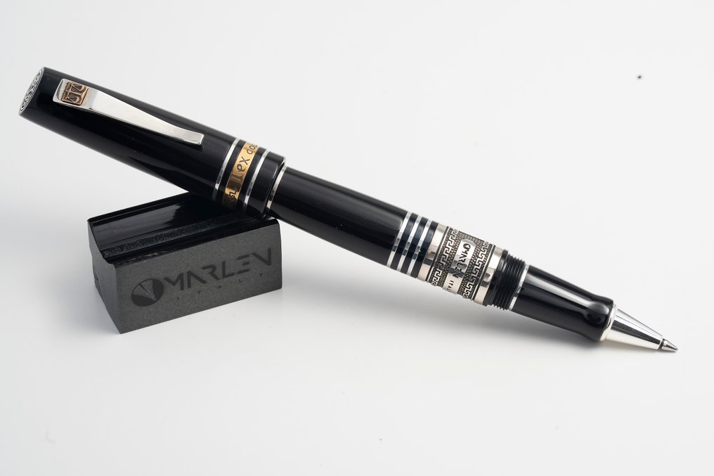 Marlen - Lex Nera (dedicata alla professione legale) - Special edition in Resina e Argento - Rollerball-Stift #4.3