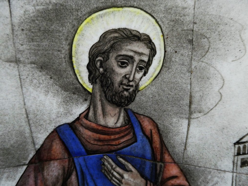 Ícone - Jesus e José - Opaline - Ícone Jozef e Jesus 1951 #4.3