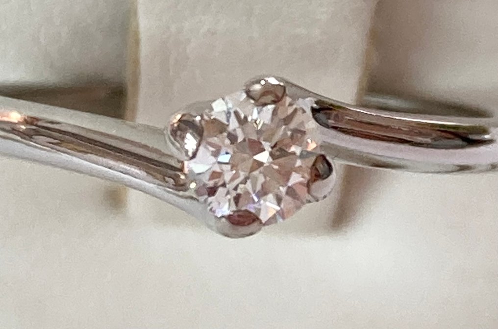 Recarlo - Δαχτυλίδι αρραβώνων - Valentino - 18 καράτια Λευκός χρυσός - 0.25ct. tw. Διαμάντι (Φυσικό) #3.2