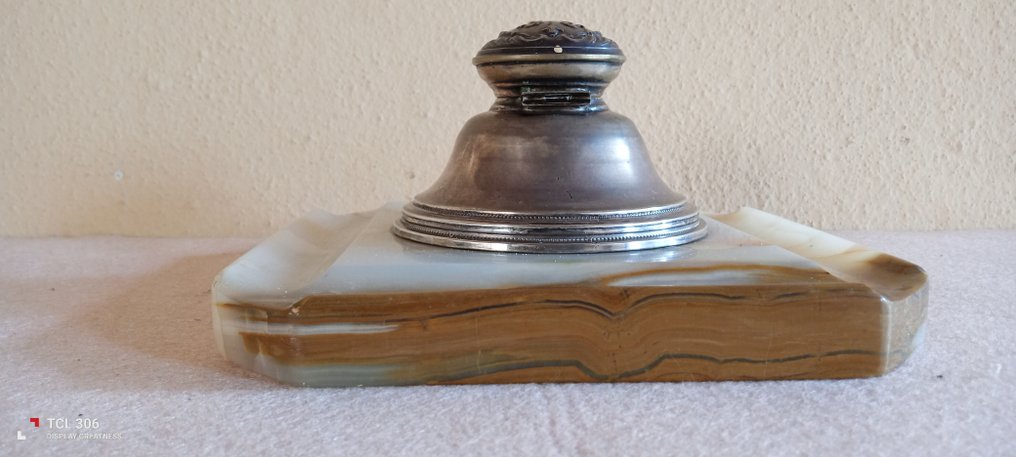 墨水池 - .800 银, 缟玛瑙 #2.1