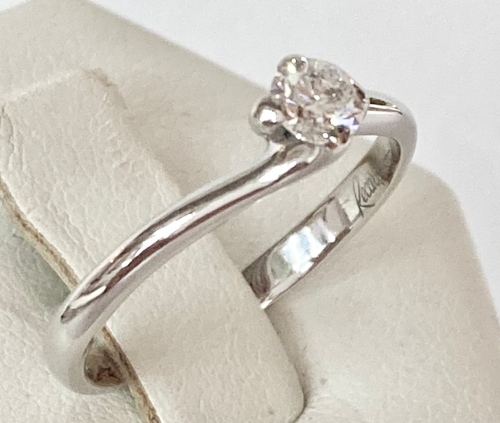 Recarlo - Δαχτυλίδι αρραβώνων - Valentino - 18 καράτια Λευκός χρυσός - 0.25ct. tw. Διαμάντι (Φυσικό) #4.3