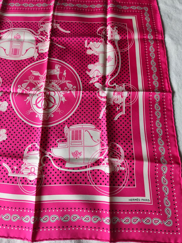 Hermès - EX-LIBRIS bandana by Hugo Grygkar - Foulard #3.2