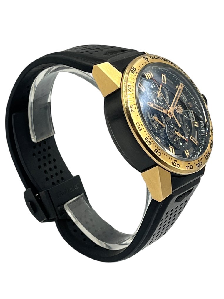 TAG Heuer - Carrera 18K Gold Calibre Heuer 01 Skeleton - CAR205B - Herre - 2010-2020  #3.2
