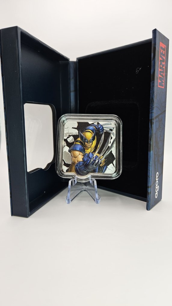 Niue. 5 Dollars Niue 2025 – Marvel – Wolverine Slash – 2 oz Silver .999 – Proof – High Relief – Limited Edition #2.1