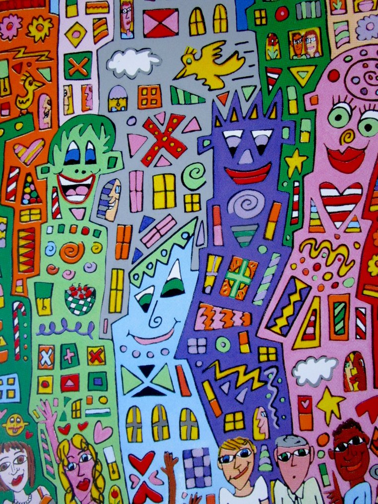 James Rizzi (1950-2011) - The City That Never Sleeps #3.2