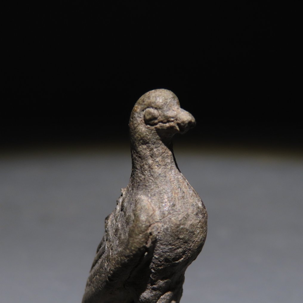 古罗马 黄铜色 动物雕像。公元1至3世纪。高3.5厘米。 #2.1