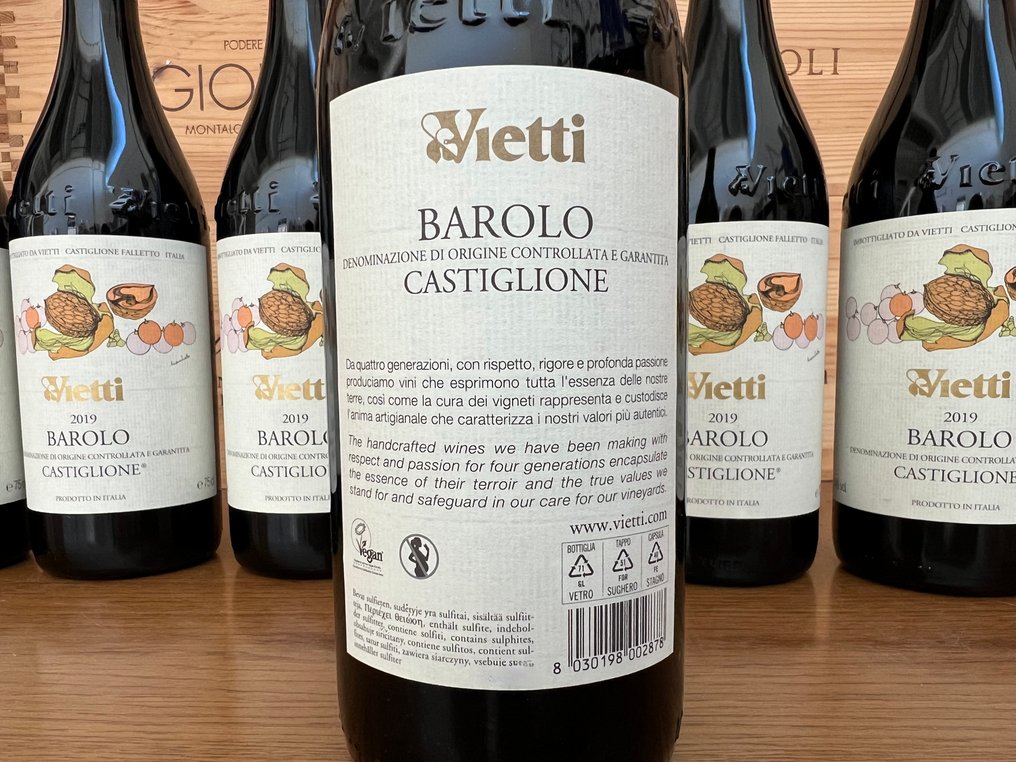 2019 Vietti Castiglione - 巴羅洛 - 6 瓶 (0.75L) #2.1