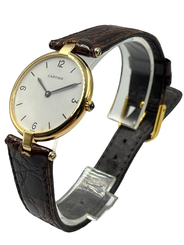 Cartier - Vendome Paris 18K Gold 30mm Slim - 81001 - Unisex - 1990-1999  #3.2