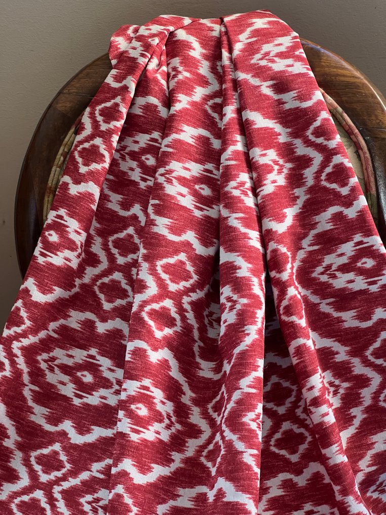 Double width. Ethnic ikat printed fabric for decoration and upholstery. - Textile - 300 cm - 280 cm #1.0