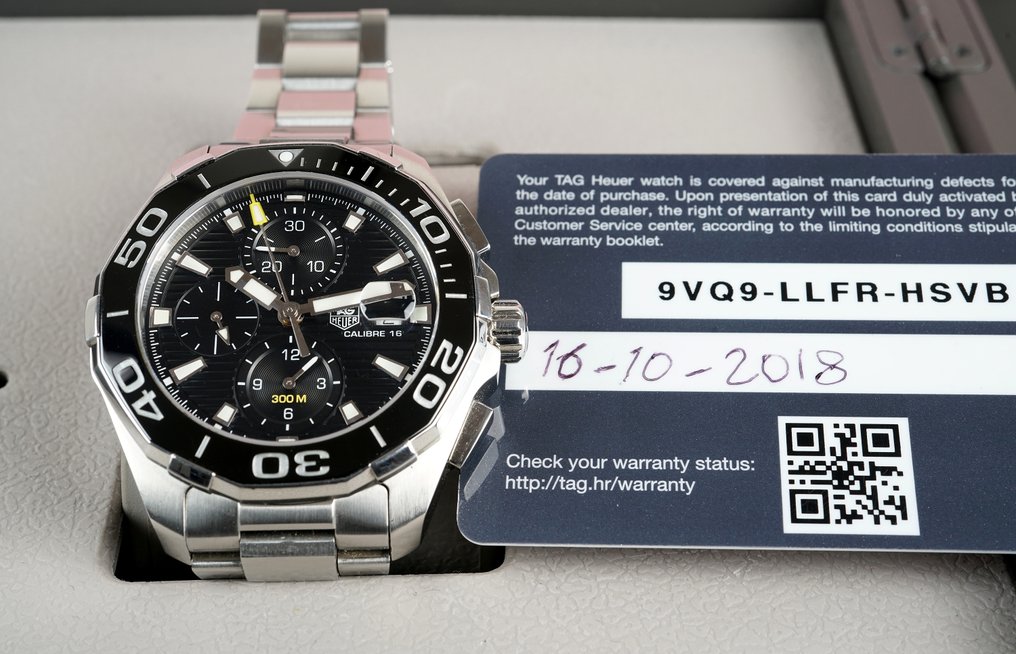 TAG Heuer - Aquaracer Automatic Chronograph New Version - Ei pohjahintaa - CAY211A-0 - Miehet - 2018 #2.1