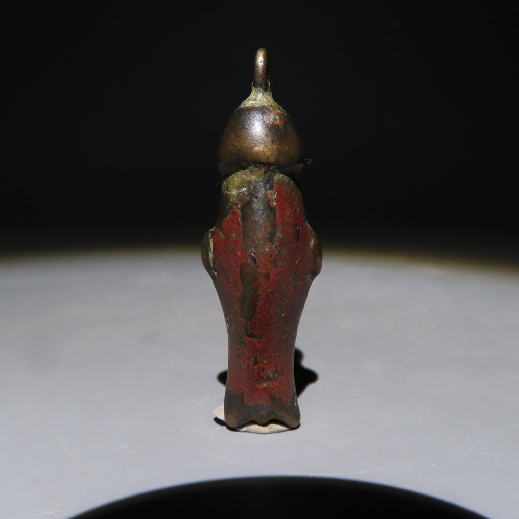 Starożytny Rzym Brązowy Figurka zwierzęca. I-III wiek n.e. Wysokość 4,6 cm. #1.0