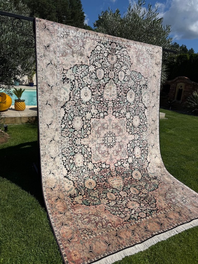 Ghoum di seta nera unico - Tappeto - 300 cm - 190 cm #2.1