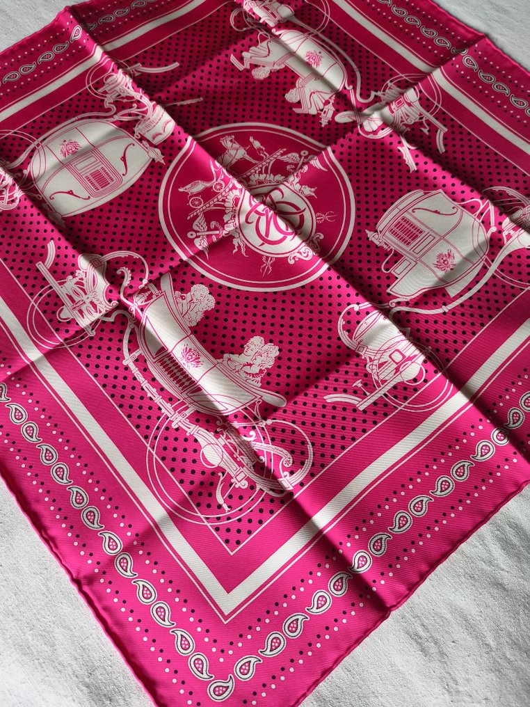 Hermès - EX-LIBRIS bandana by Hugo Grygkar - Foulard #4.3