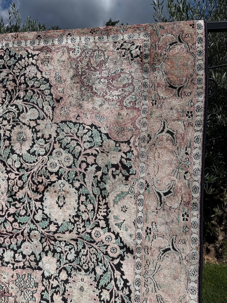 Ghoum di seta nera unico - Tappeto - 300 cm - 190 cm #4.3