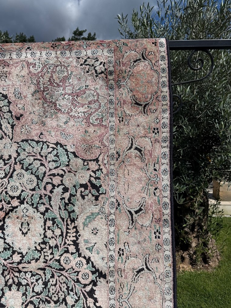 Ghoum di seta nera unico - Tappeto - 300 cm - 190 cm #3.2