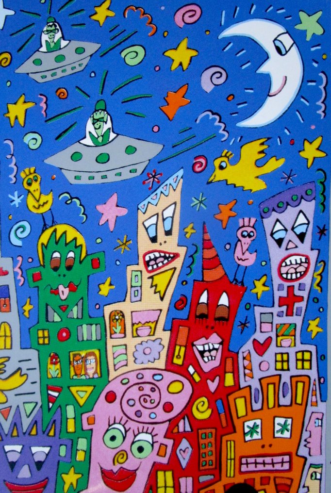 James Rizzi (1950-2011) - The City That Never Sleeps #2.1