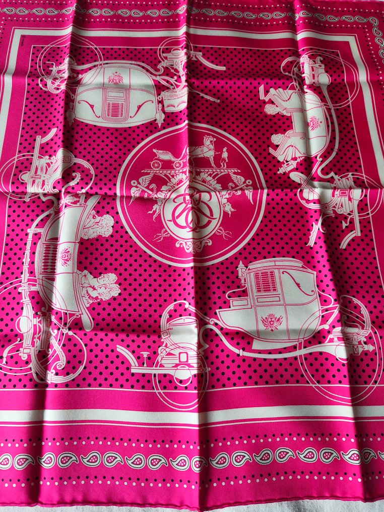 Hermès - EX-LIBRIS bandana by Hugo Grygkar - Foulard #1.0
