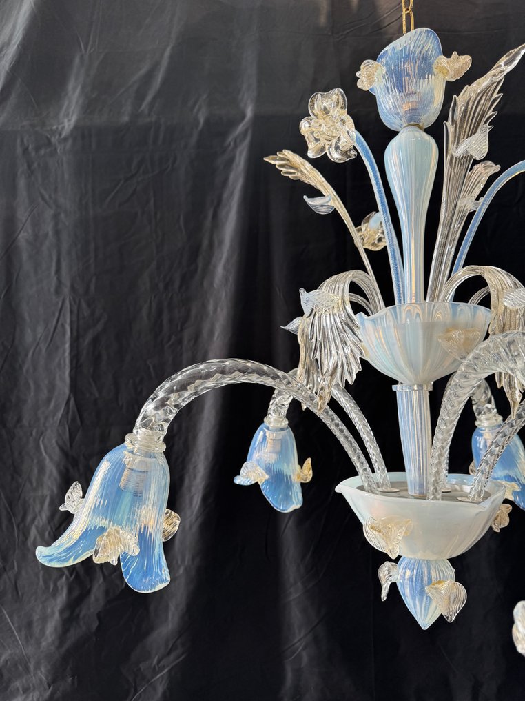 枝形吊灯 - Opa2 - 穆拉诺玻璃 - 5 灯 / 90cm 直径 #1.0