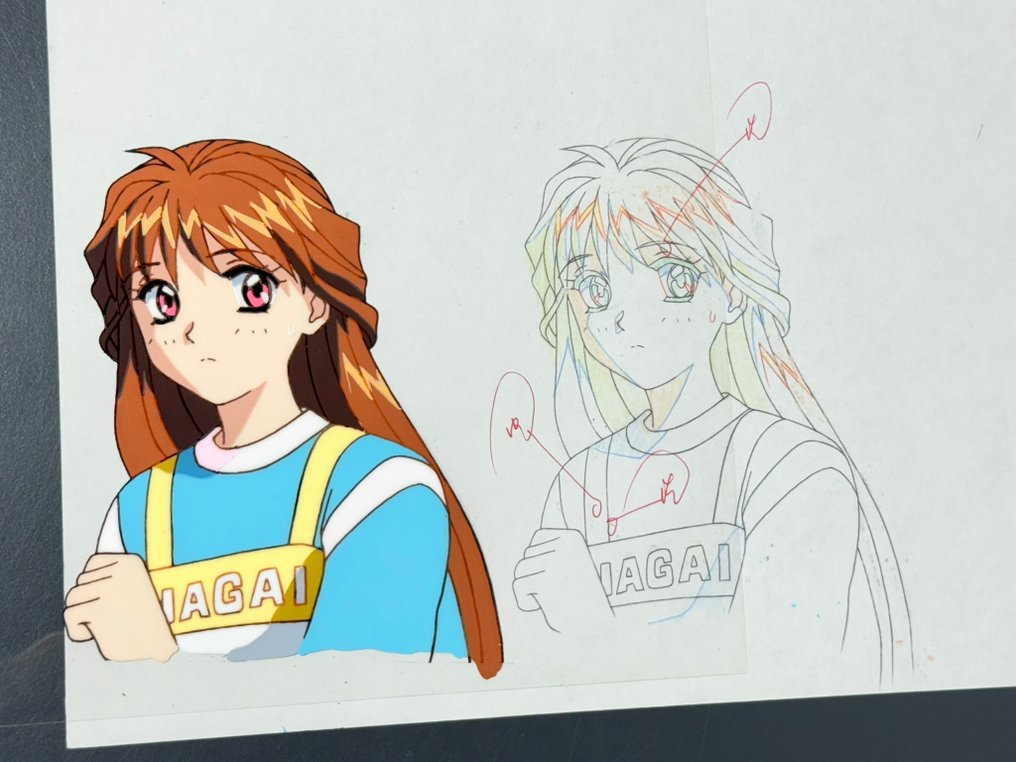 Studio Pink Pineapple - Original animation cel and drawing - Elf-ban Kakyūsei (OVA, 1988) #3.2