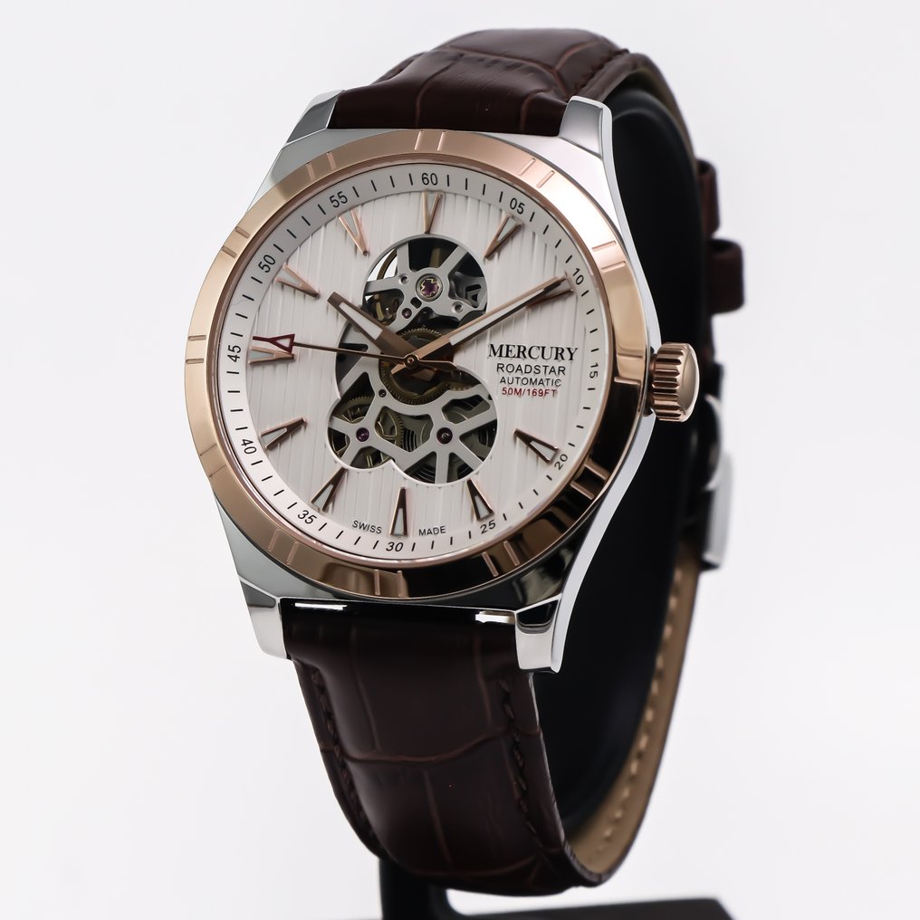 Mercury - Roadstar Skeleton Automatic Swiss Watch - MEA493SK-SRL-1 - No Reserve Price - Men - 2020+ #2.1