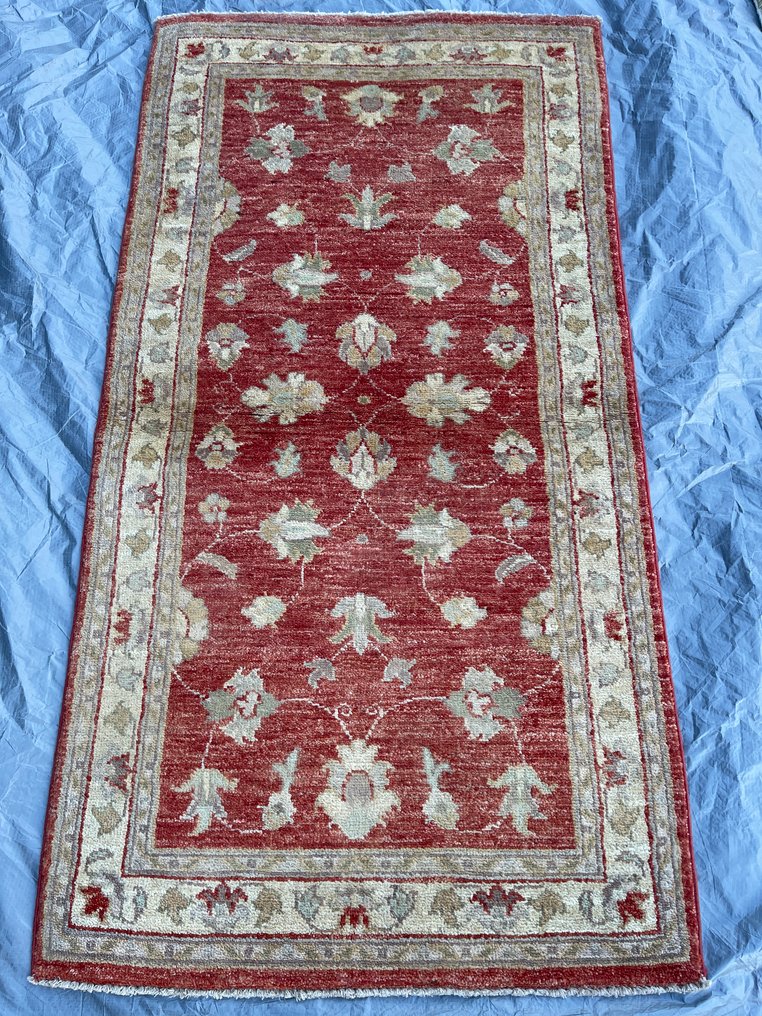Afghaan Ziegler - unused - new - finely handwoven - wool - soft colors - Carpet - 138 cm - 72 cm #4.3
