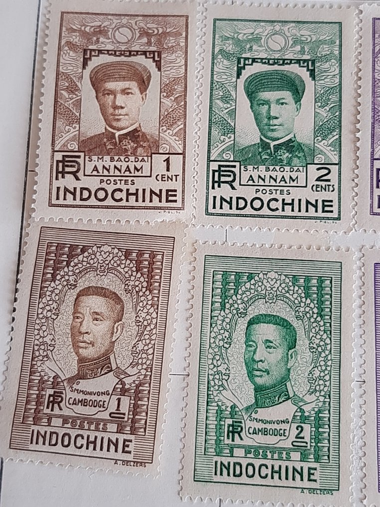 Κόσμος 1900/1980 - Συλλογή Γαλλικών Αποικιών σε φύλλα. - Michel #2.1