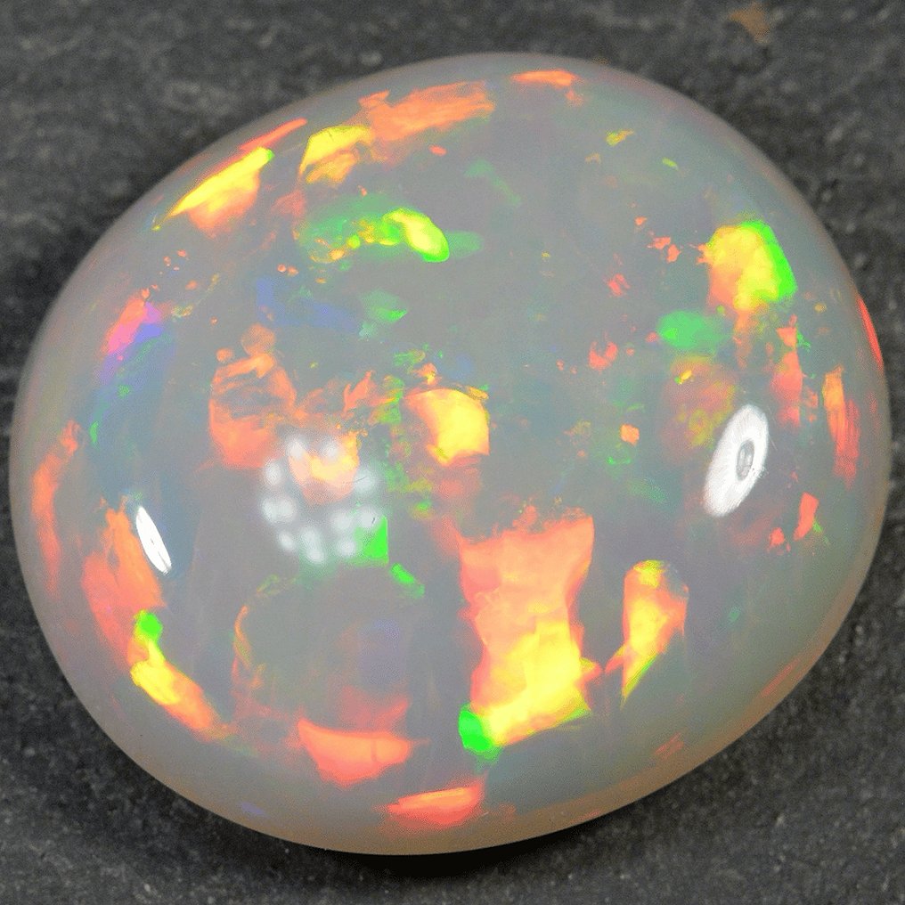 1 pcs Biały Opal - 23.90 ct - Antwerp Laboratory for Gemstone Testing (ALGT) #1.0