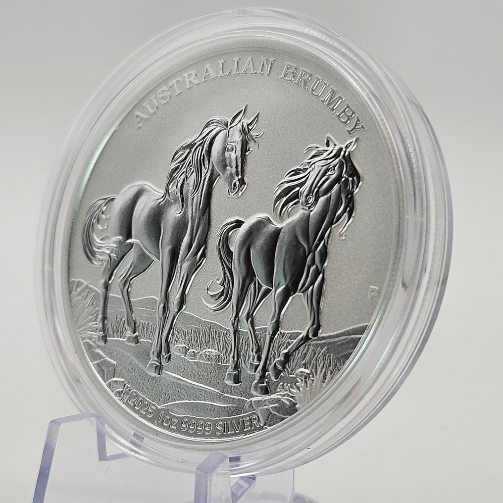 Australia. 1 Dollar 2025 – Brumby – 1 oz Silver .9999 – BU – Limited Edition (No reserve price) #4.3