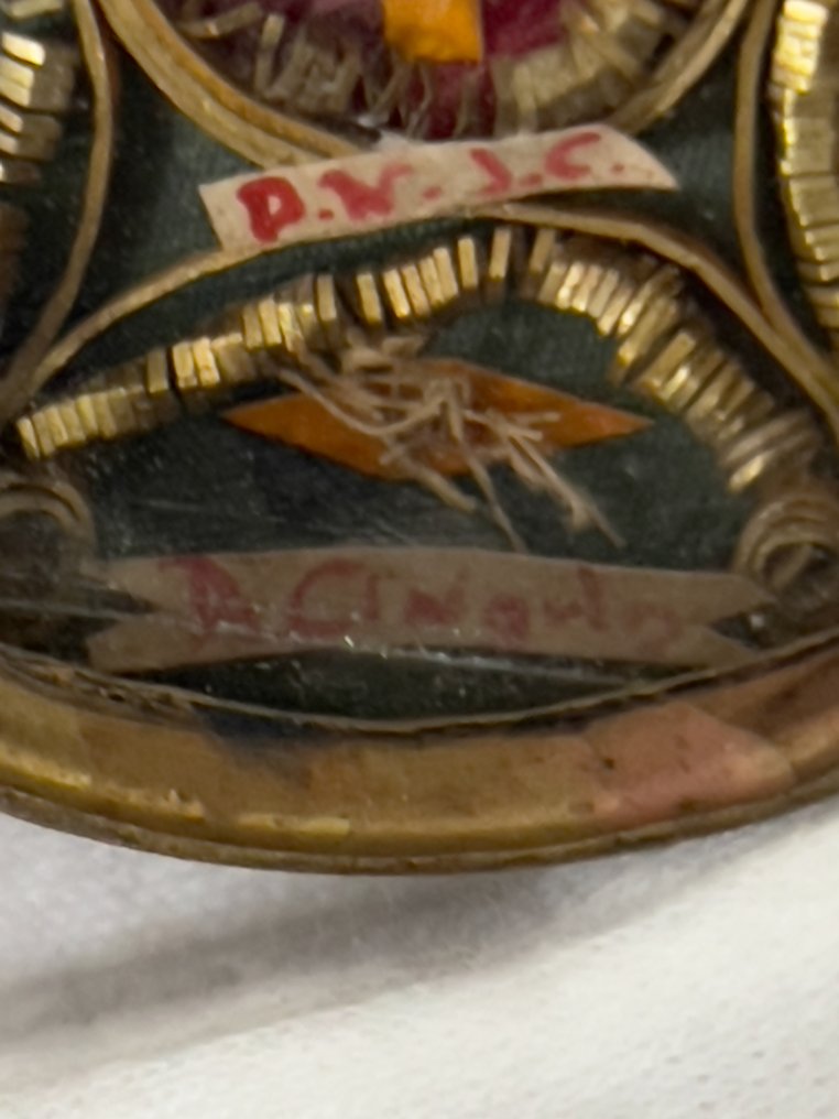  圣骨箱 - 玻璃, 黄铜 - 1750-1800年 - 圣十字与耶稣基督的受难 - 欧洲免费送货  #4.3