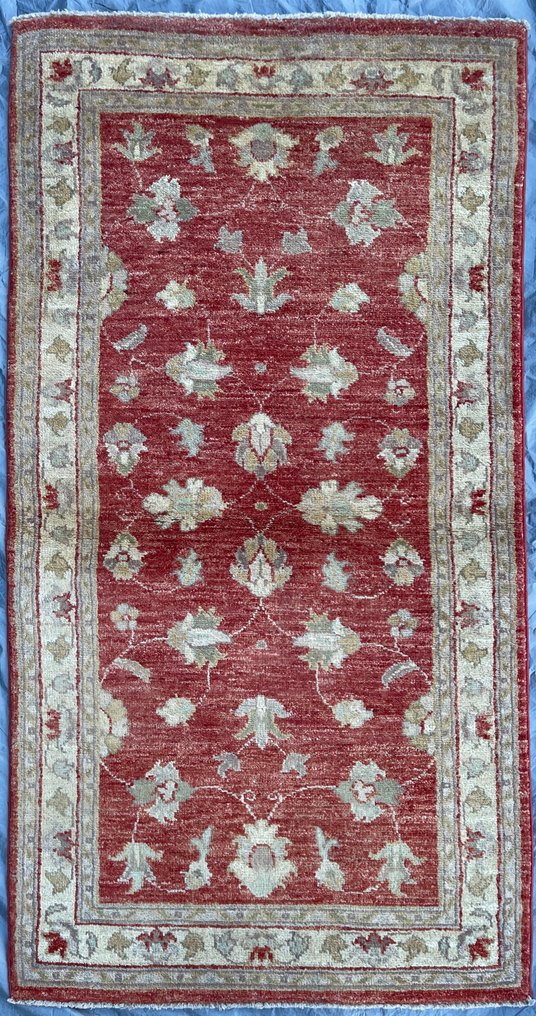 Afghaan Ziegler - unused - new - finely handwoven - wool - soft colors - Carpet - 138 cm - 72 cm #1.0
