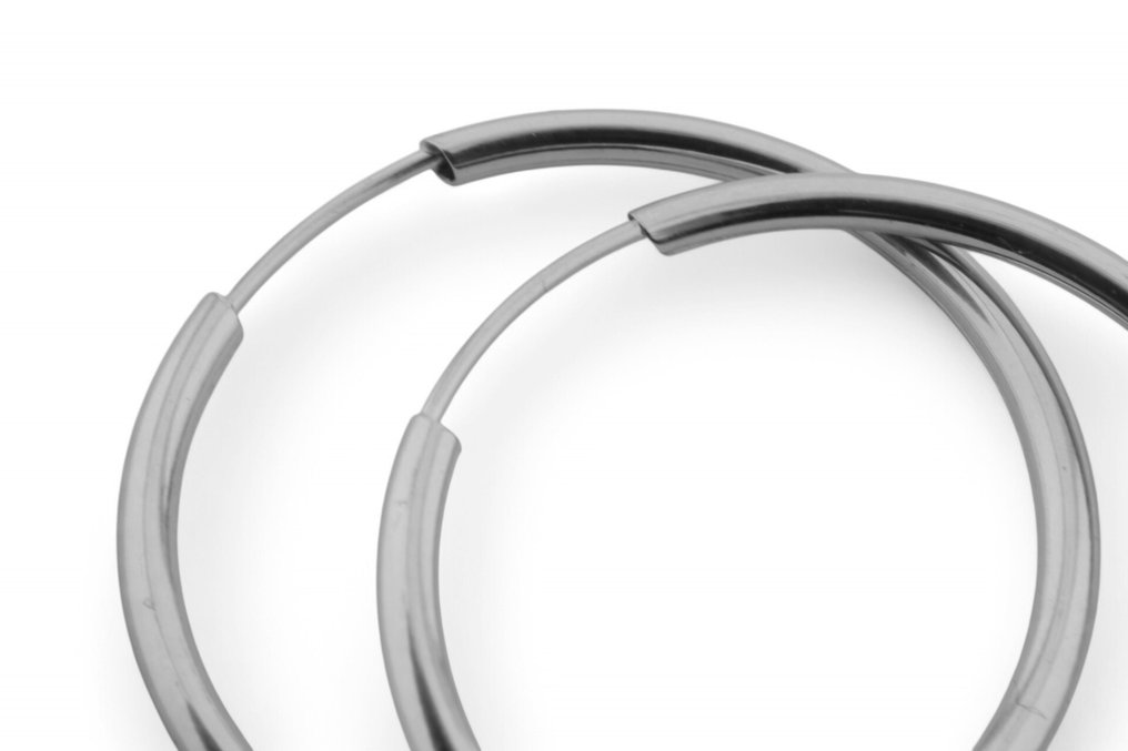 没有保留价 - 耳环 - 18K包金 白金 #4.3