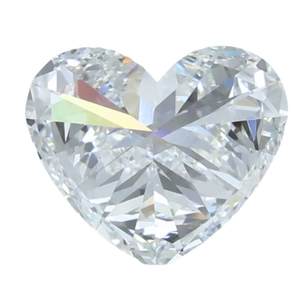 1 pcs 鑽石 (天然) - 0.51 ct - 心形 - E(近乎完全無色) - VVS1 - 美國寶石學院(Gemological Institute of America (GIA)) - 令人惊叹的理想切工 #4.3