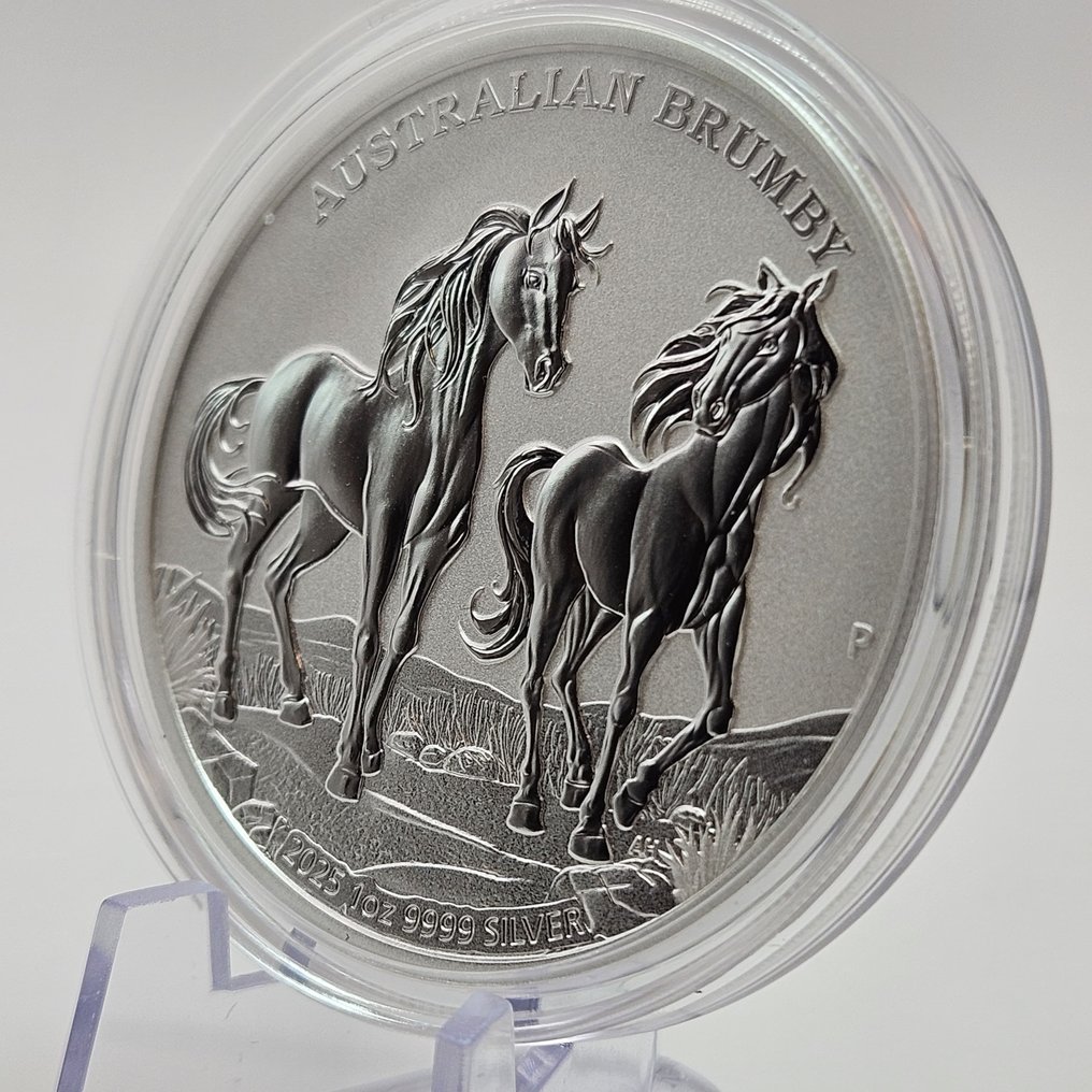Australia. 1 Dollar 2025 – Brumby – 1 oz Silver .9999 – BU – Limited Edition (No reserve price) #2.1