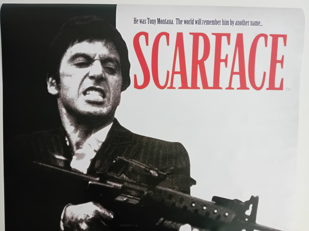 Scenariusz - Oliver Stone - Scarface - Full Screenplay / Script + Movieposter 91.5x61 cm - 2023 #2.1