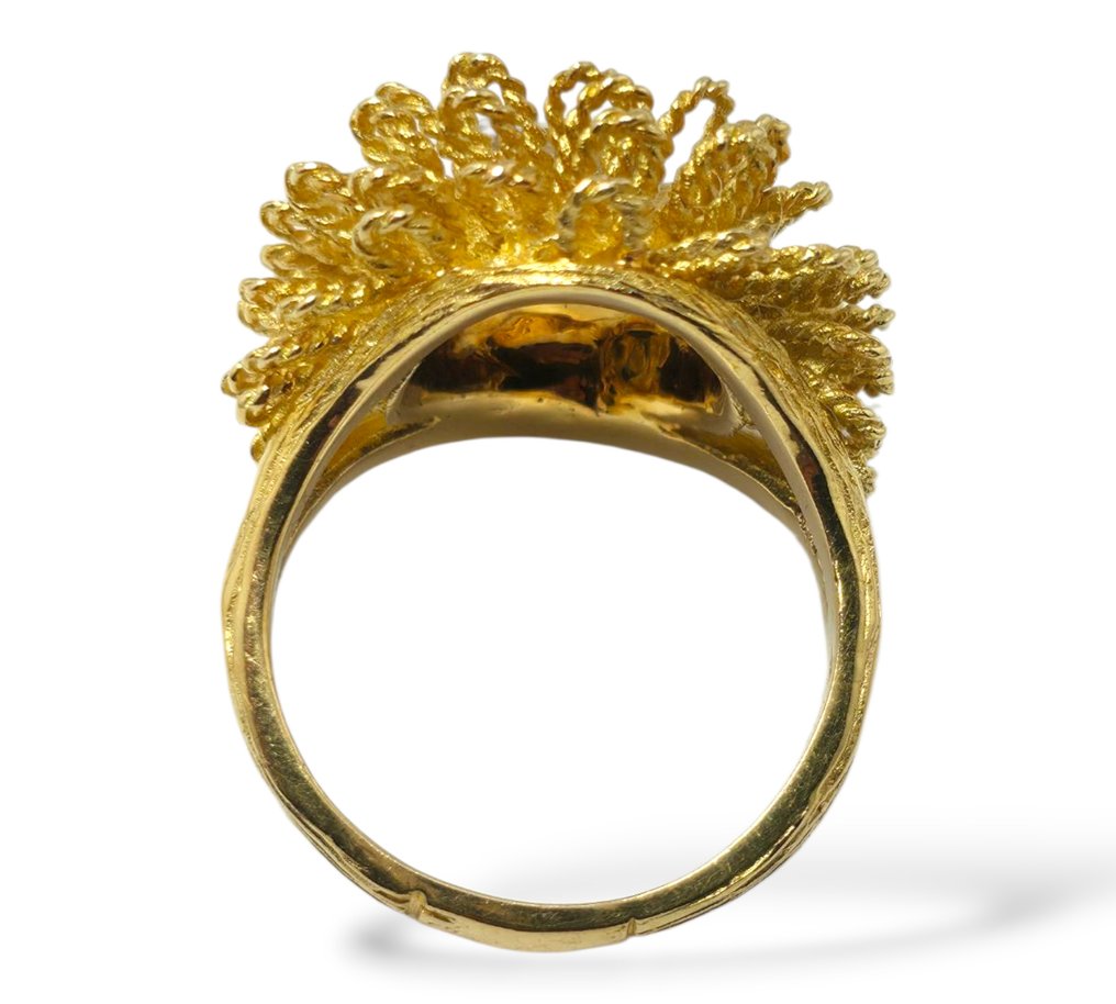 戒指 - 18 克拉 黃金, 18K黄金 & 大号0.7克拉钻戒 - 0.70ct. tw. 鉆石 (天然) #4.3