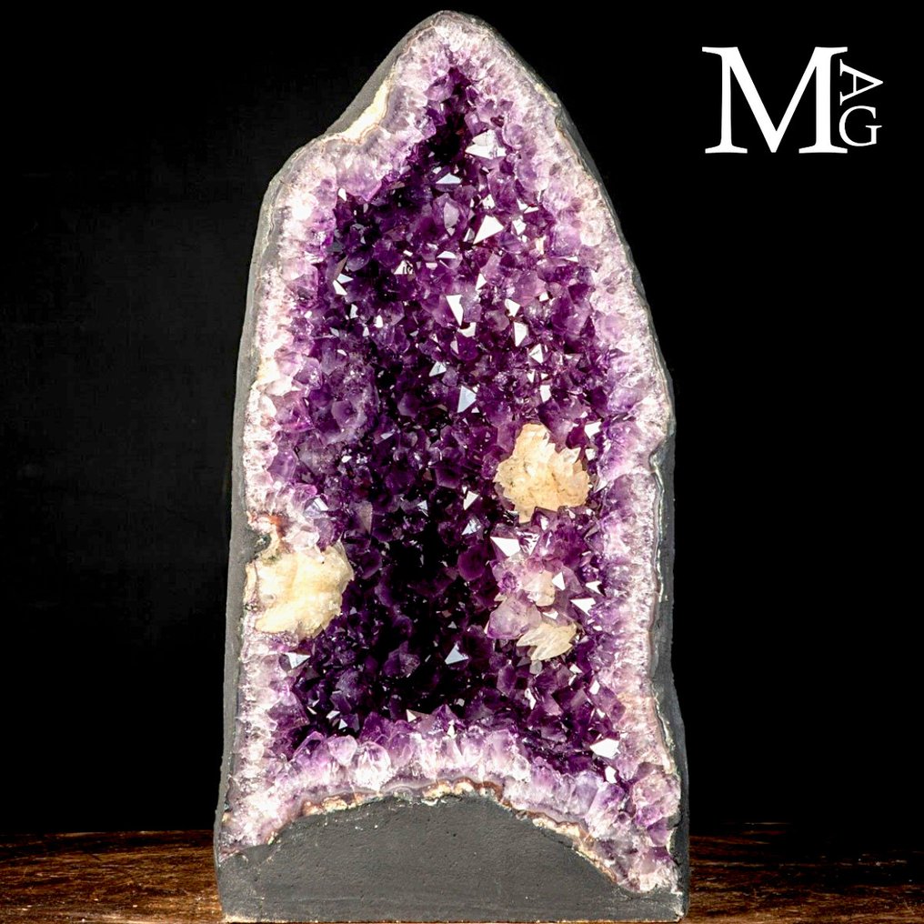 Wonder of Nature - Amethyst Geode - Natural Deep Purple Cave - Cathedral - Height: 52 cm - Width: 25 cm- 30.6 kg #3.2