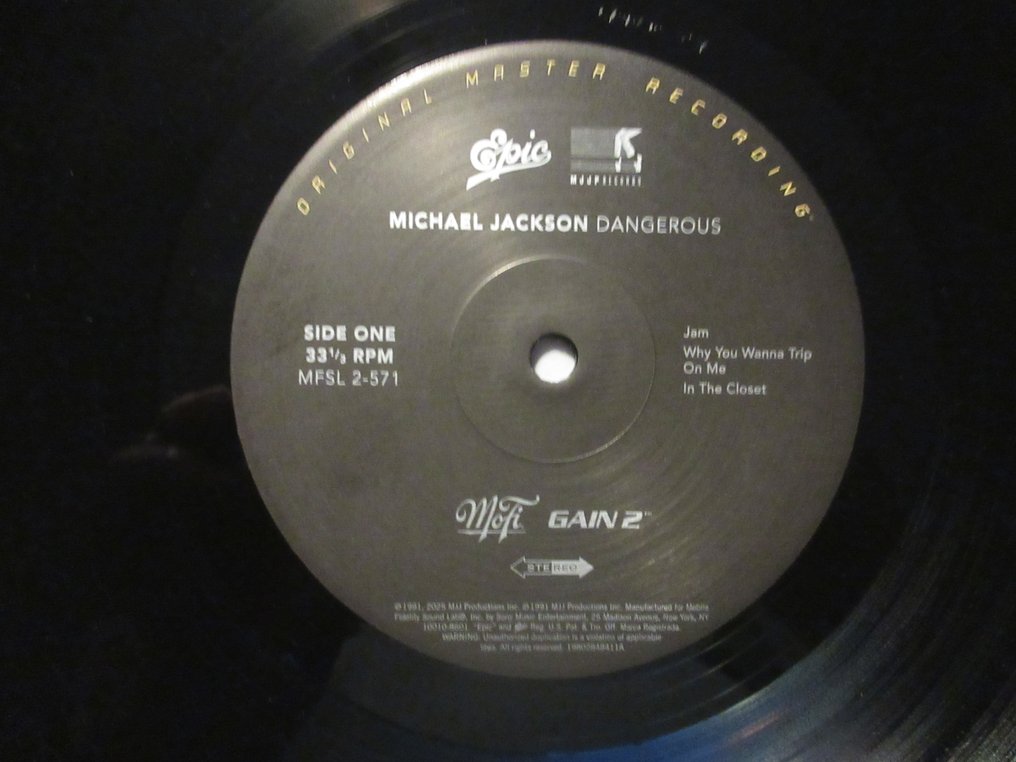 Michael Jackson - Dangerous - Mobile Fidelity Sound Lab - Άλμπουμ 2xLP (διπλό άλμπουμ) - 2025 #1.0