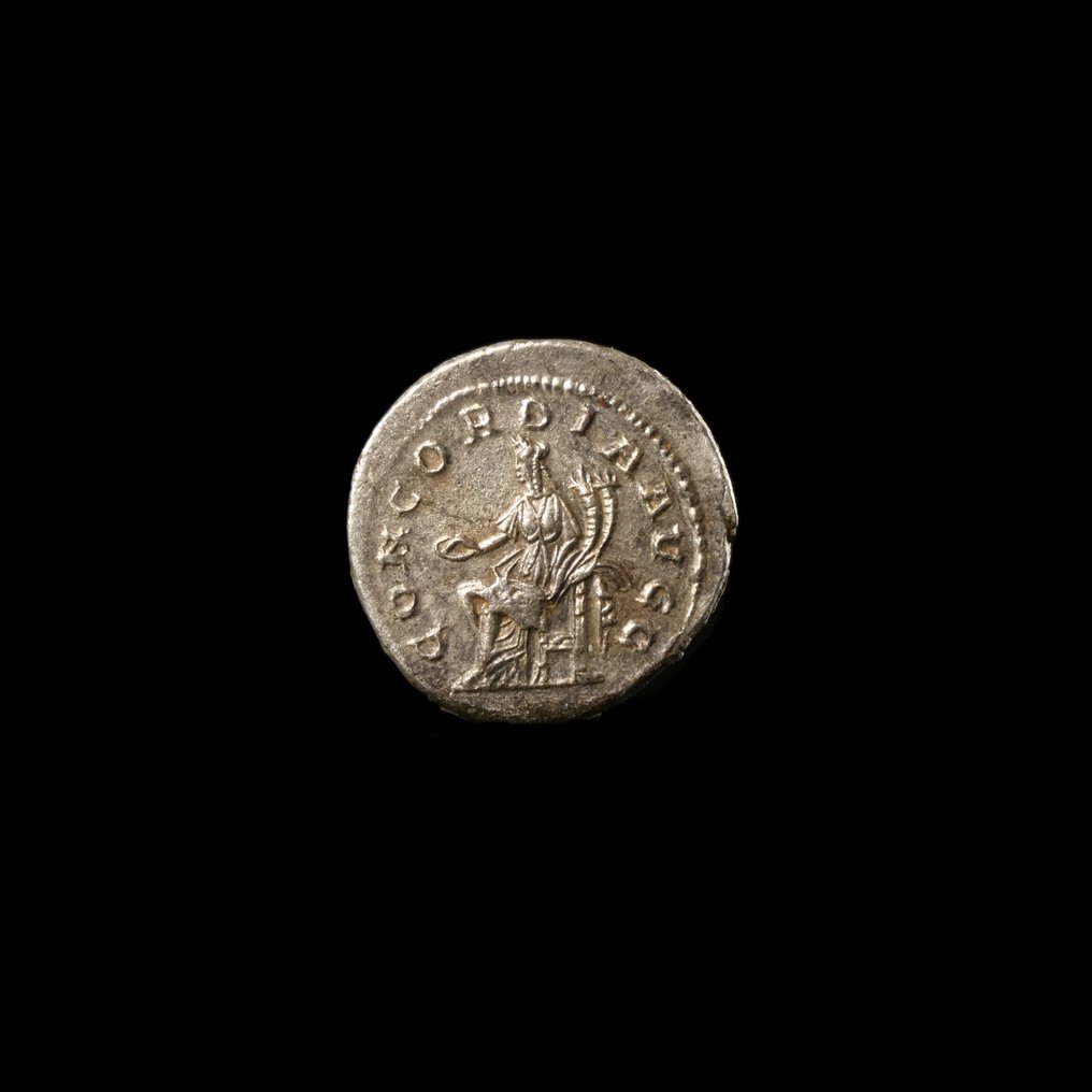Αρχαία Ρωμαϊκή Ιστορικό νόμισμα Αυγούστα Σαλωνίνα, σύζυγος του Gallienus, «Μεγαλοπρεπής Αρμονία». #4.3