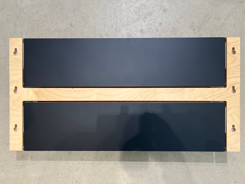 Ambivalenz - Malte Grieb - 书柜 - Fläpps 架子 80x40-2 - 黑色 - 胶合板, 桦木 - 第二选择 #4.3