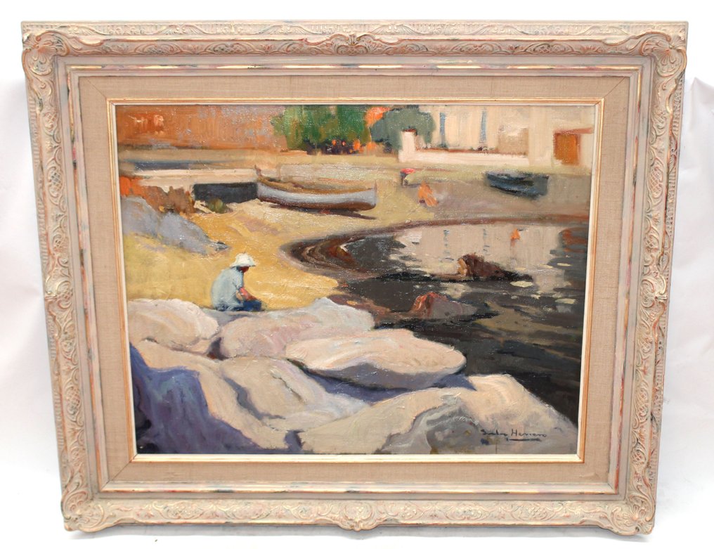 Antoni Sala Herrero (1927-2012) - Reflejos tranquilos en la cala #1.0