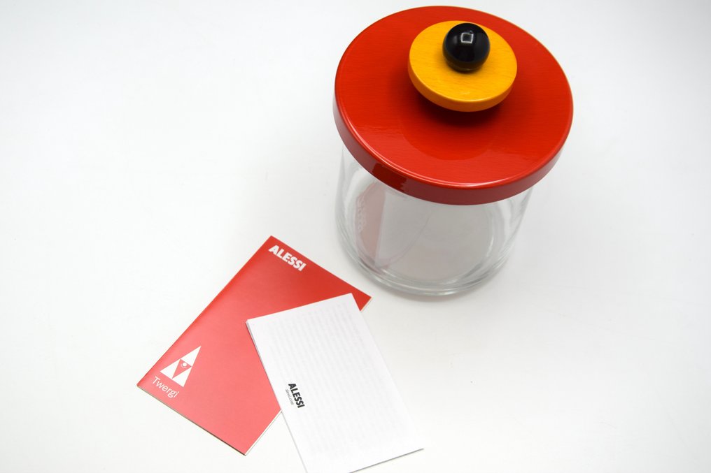 Alessi - Ettore Sottsass - Κονσέρβα - Twergi ES16 - Γυαλί, Ξύλο #3.2